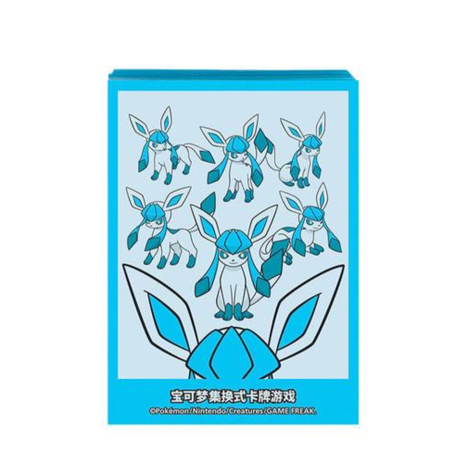 [US SELLER] Pokemon TCG Official Glaceon Card Sleeves S-Chinese Sun&Moon Sealed