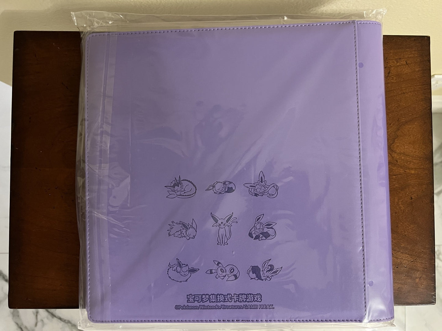US SELLER Pokemon Espeon 480 Slot Binder File Chinese Eevee Gift Box - Sealed