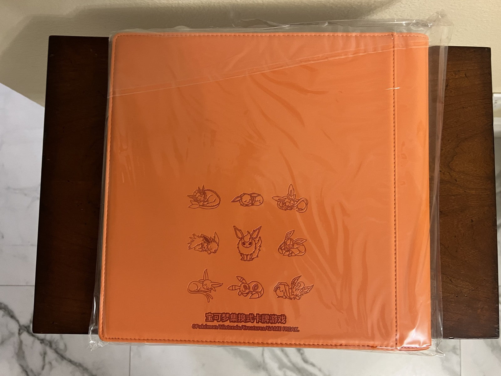 [US SELLER] Pokemon Flareon 480 Slot Binder Chinese Eevee Gift Box New Sealed