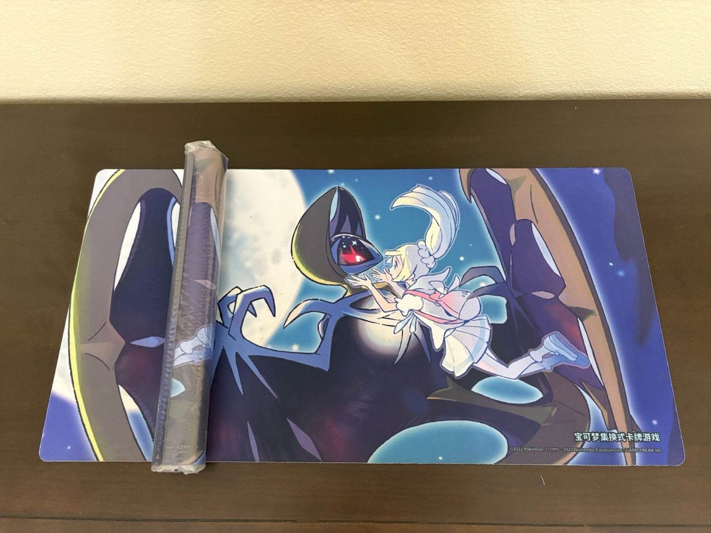 [US SELLER] Pokemon Chinese Exclusive Lillie & Lunala Playmat Authentic New