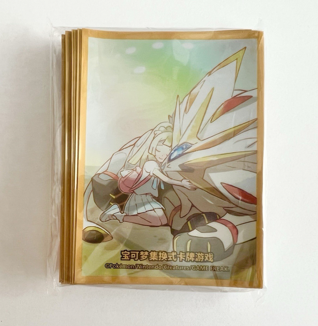 [US SELLER]Pokemon S-Chinese Sun & Moon Lillie & Solgaleo Card Sleeve Sealed New