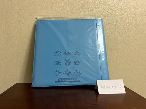 [FAST SHIP] Pokemon Glaceon 480 Slot Binder File Chinese Eevee Gift Box - Sealed