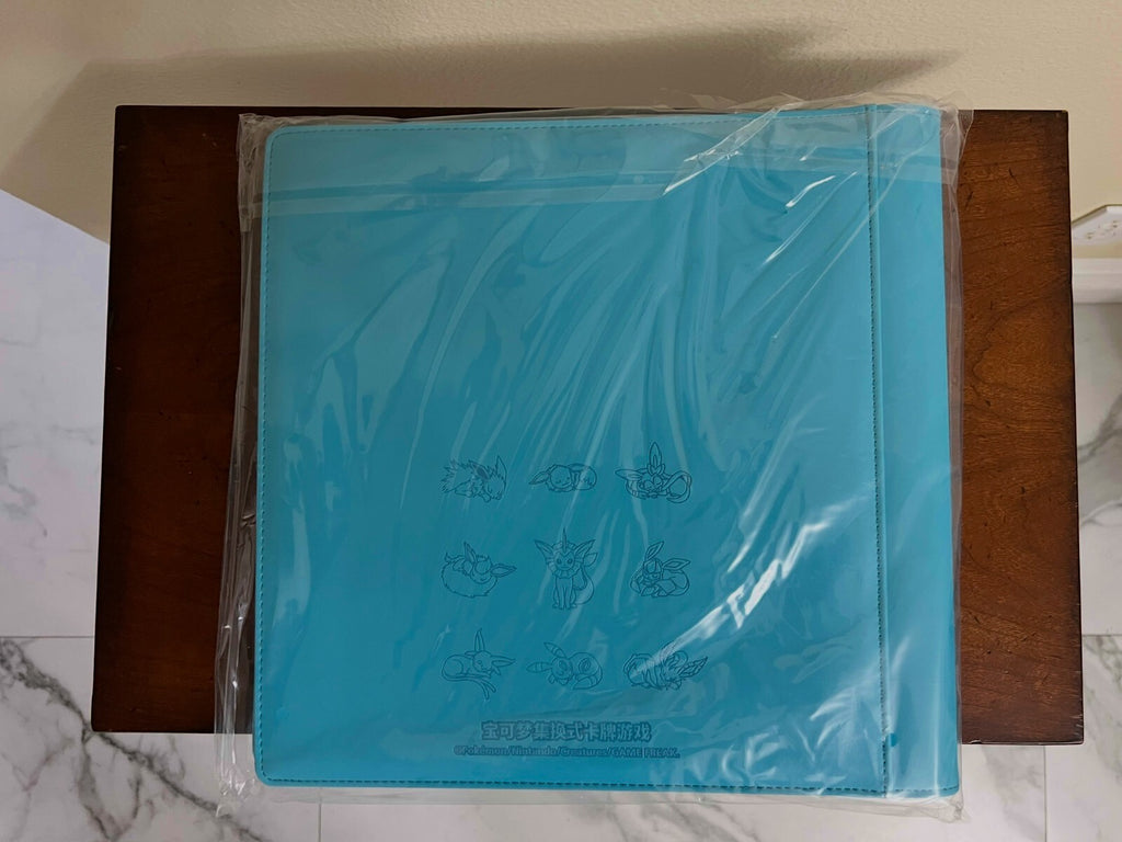 [US SELLER] Pokemon Vaporeon 480 Slot Binder Chinese Eevee Gift Box New Sealed