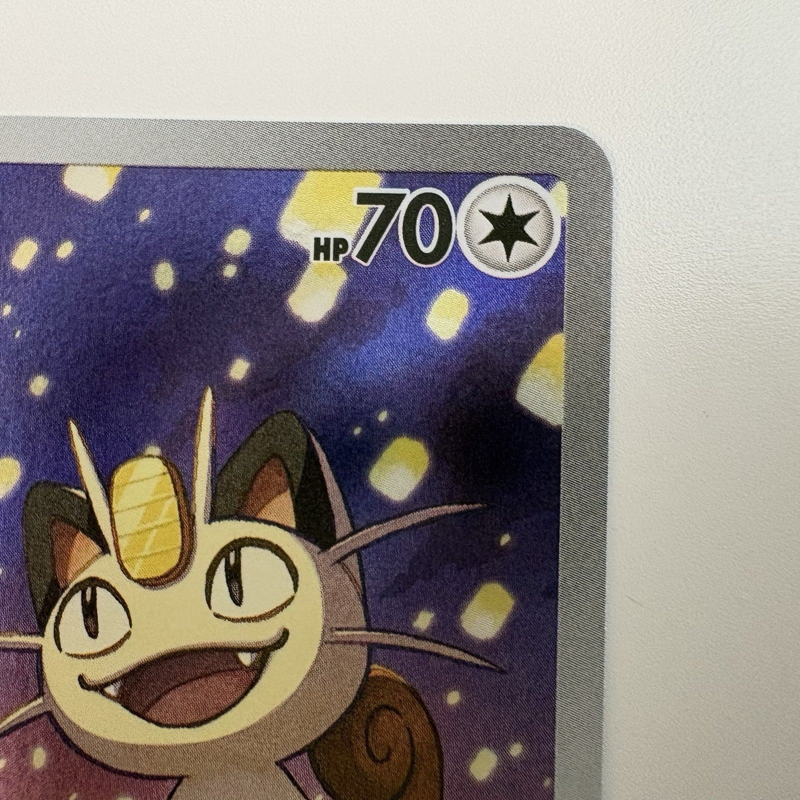 [US SELLER] Pokemon S-Chinese Meowth CBB3C-02 07/07 Gem Pack Exclusive Holo