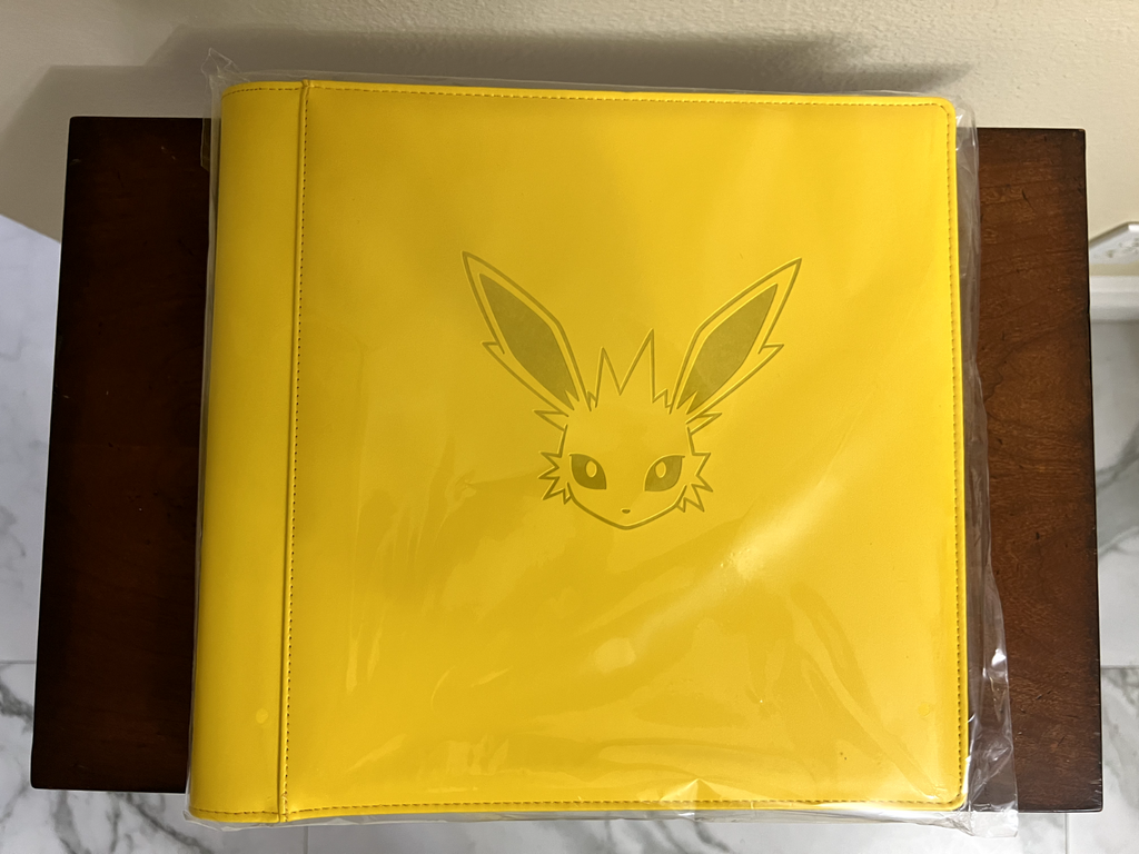 [US SELLER] Pokemon Jolteon 480 Slot Card Binder from Chinese Eevee Gift Box