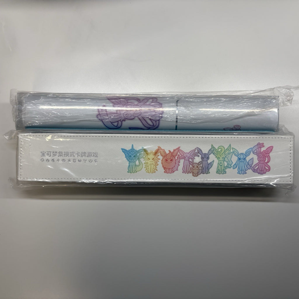 [US SELLER] Pokemon TCG Chinese Eevee Playmat + Storage Box New from Gift Box