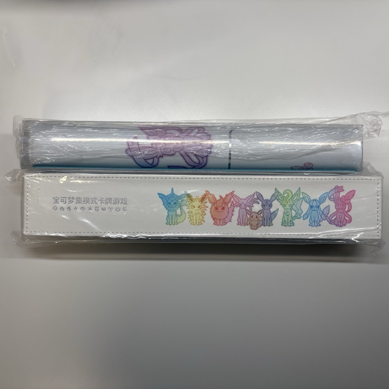 [US SELLER] Pokemon TCG Chinese Eevee Playmat + Storage Box New from Gift Box
