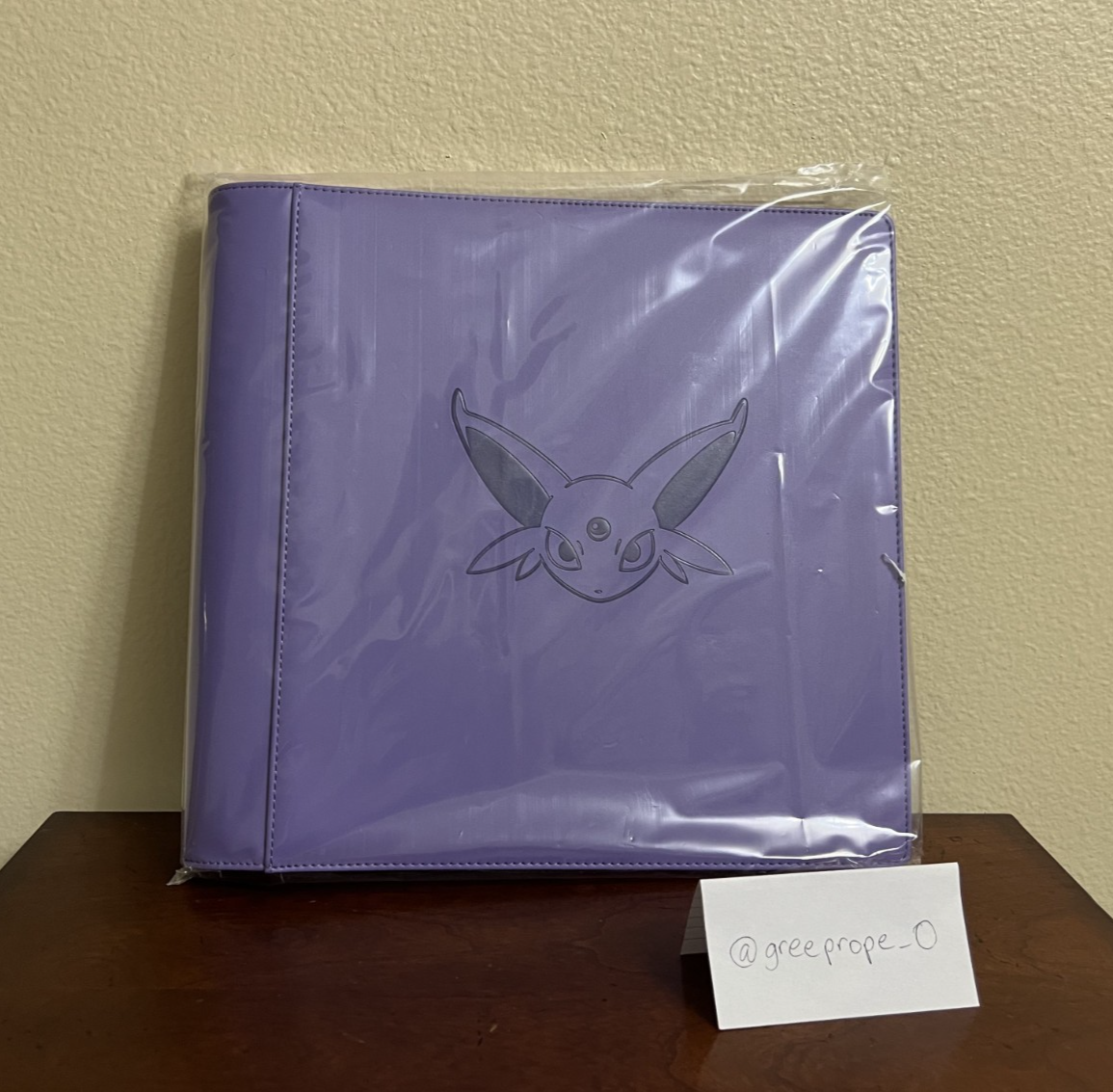 US SELLER Pokemon Espeon 480 Slot Binder File Chinese Eevee Gift Box - Sealed