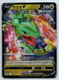 [US SELLER] Pokemon S-Chinese Rayquaza V PROMO 130/S-P Sword&Shield Holo Card