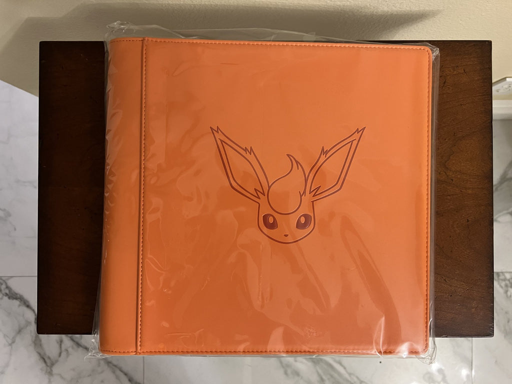 [US SELLER] Pokemon Flareon 480 Slot Binder Chinese Eevee Gift Box New Sealed