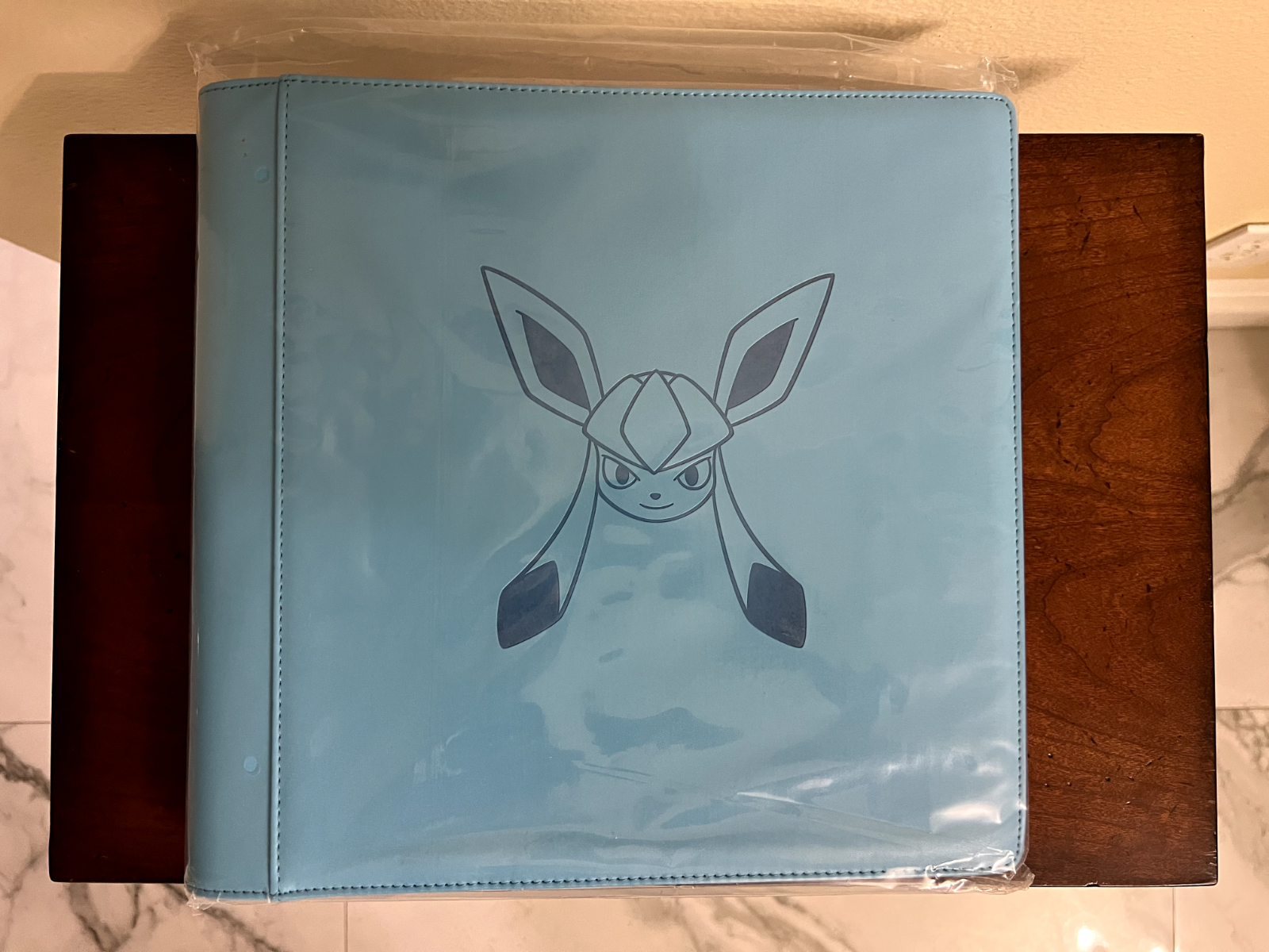 [FAST SHIP] Pokemon Glaceon 480 Slot Binder File Chinese Eevee Gift Box - Sealed