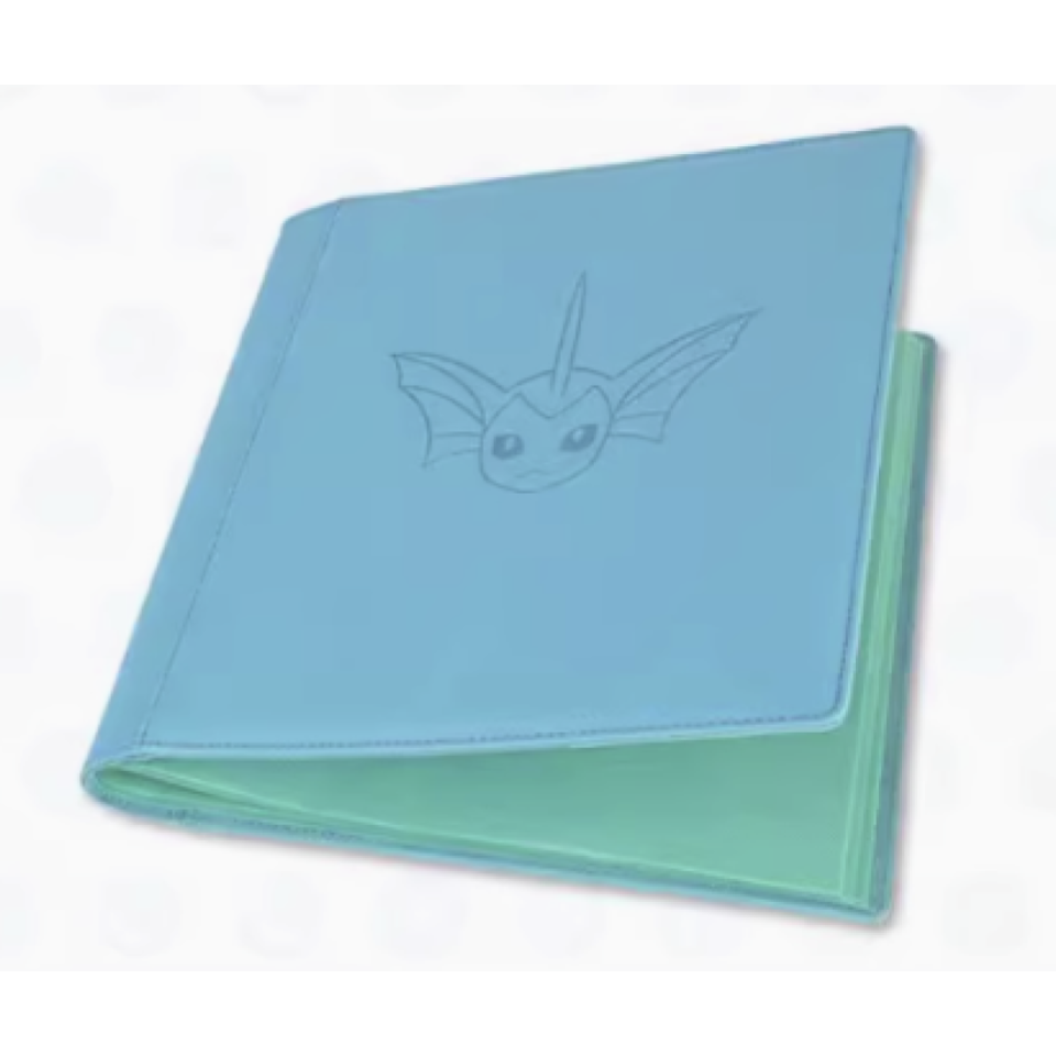 [US SELLER] Pokemon Vaporeon 480 Slot Binder Chinese Eevee Gift Box New Sealed