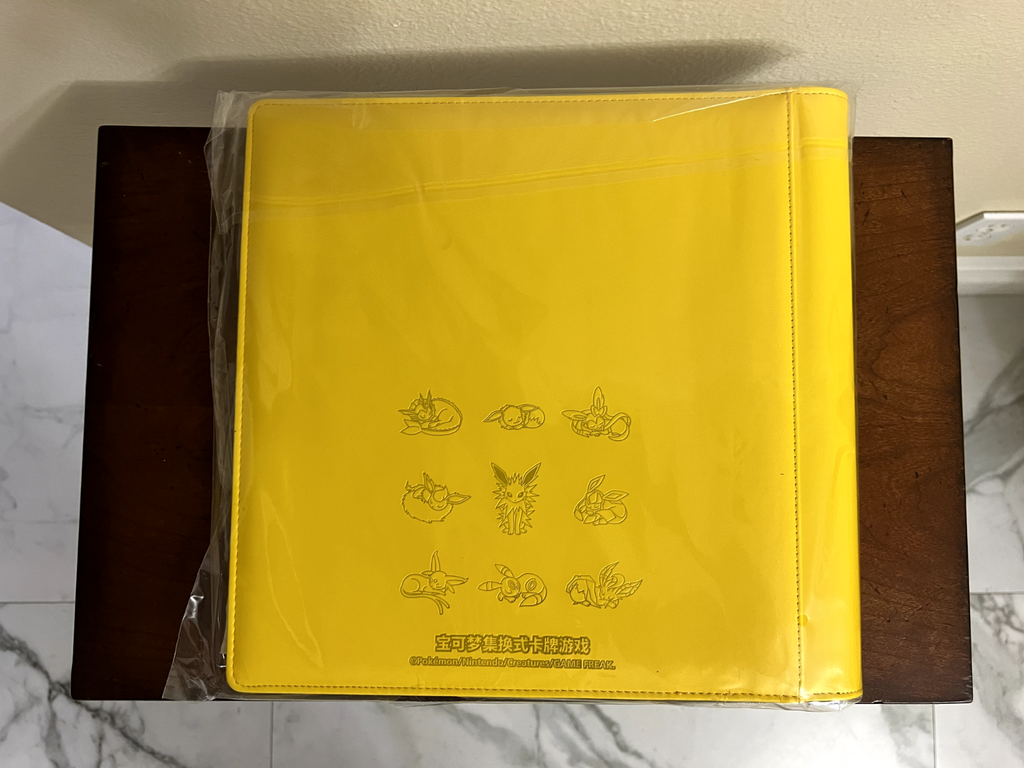 [US SELLER] Pokemon Jolteon 480 Slot Card Binder from Chinese Eevee Gift Box